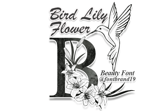 Bird Lily Flower: A Delicate Touch for Branding Projects