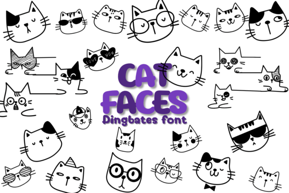 Cat Faces: A Versatile Font for Creative Web Design