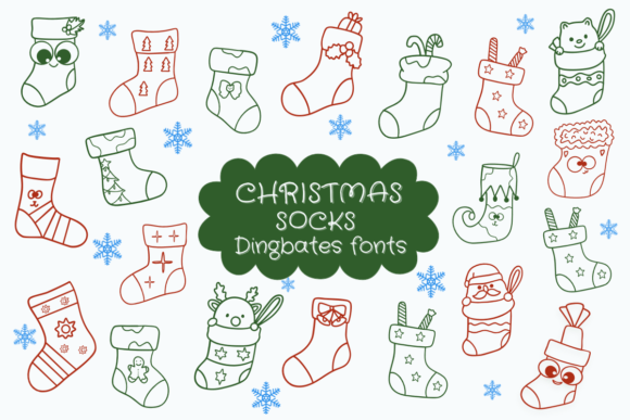 Christmas Socks: A Festive Font for Editorial Design