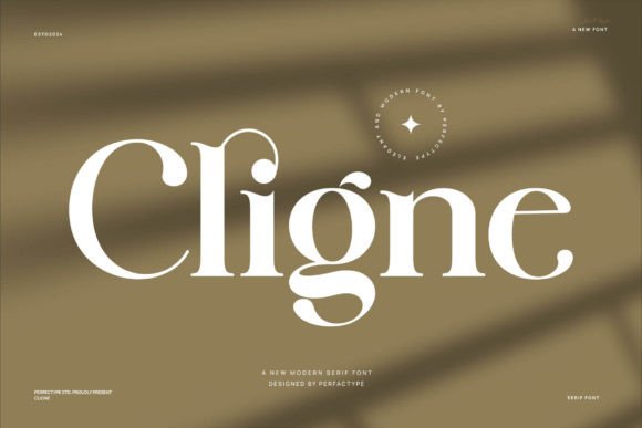 Cligne: The Serif Font That Elevates Your Craft Projects