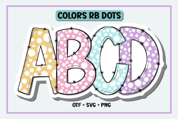 Colors Rb Dots: A Vibrant Font for Digital Design