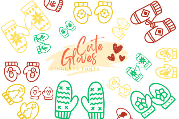 Cute Gloves: A Sketchy Font for Creative Projects