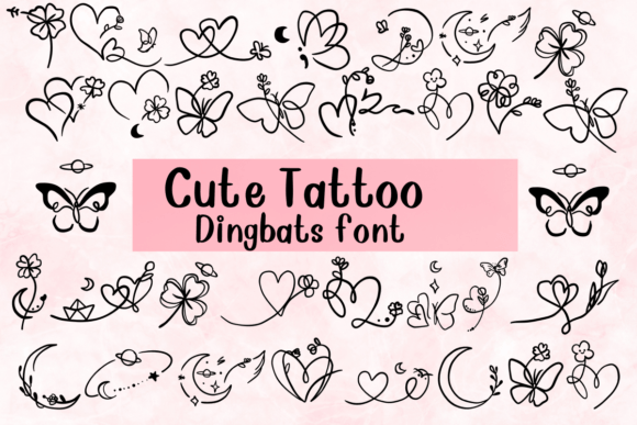 Cute Tattoo Font Review: A Sketchy Delight for Creative Projects