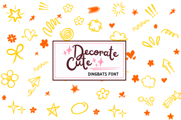 Decorate Cute: A Festive Font for Digital Branding