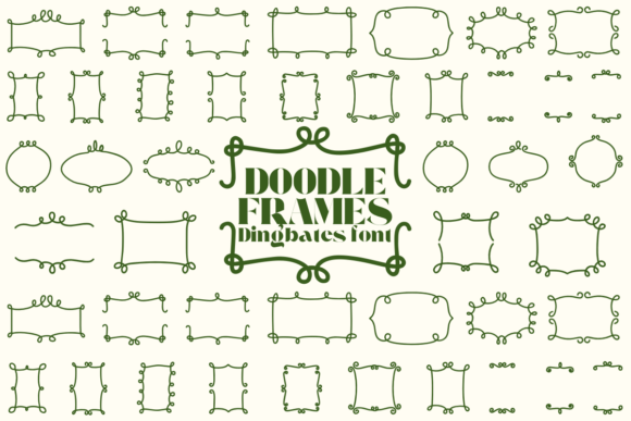 Doodle Frames: A Creative Font for Dynamic Digital Campaigns