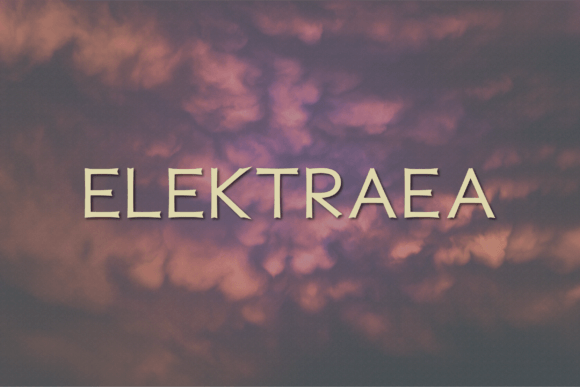 Elektraea: A Font for Modern Campaigns