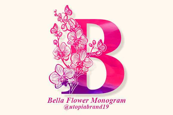 Enhance Your Brand with Bella Flower Monogram