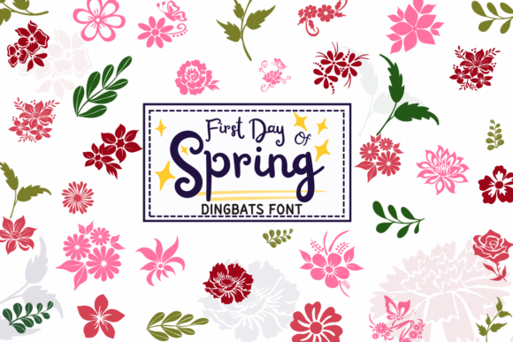 First Day of Spring: A Floral Font for Branding Success