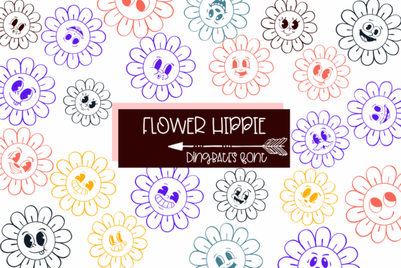 Flower Hippie: A Font for Creative Expression