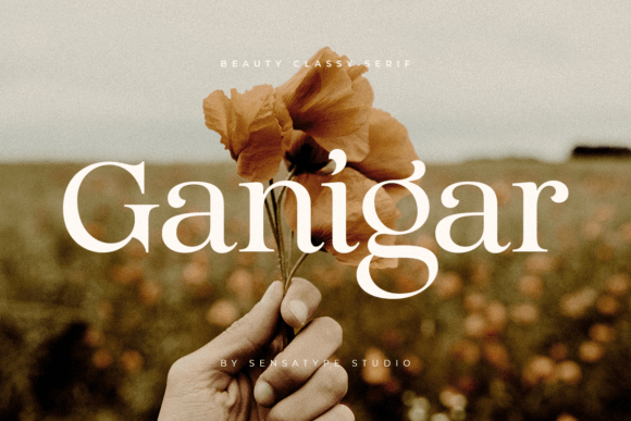 Ganigar: A Bold Serif Font for Creative Branding