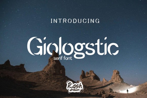 Giologstic: A Serif Font for Editorial Excellence