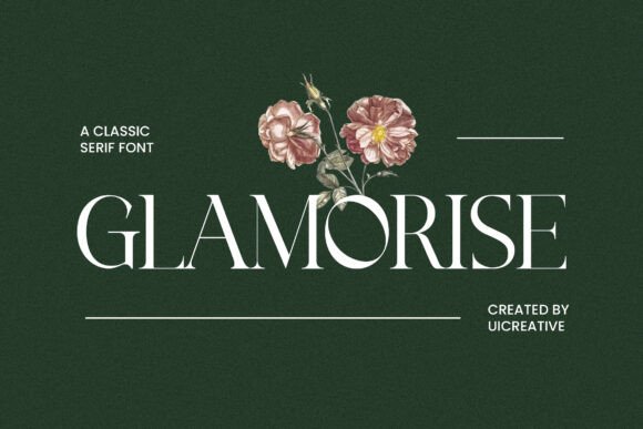 Glamorise: A Serif Font That Elevates Branding