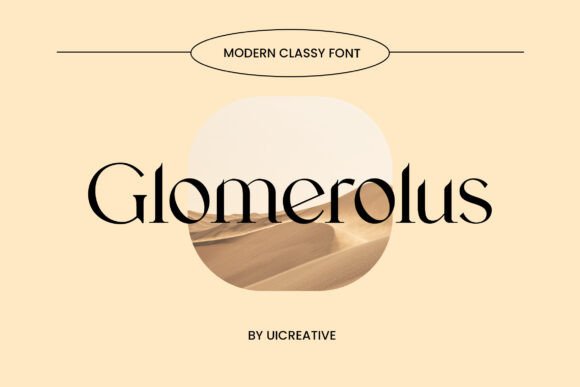 Glomerolus: A Serif Font That Elevates Your Digital Brand