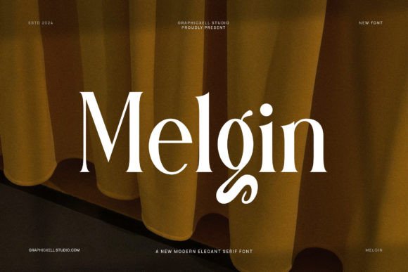 Introducing Melgin: A Serif Font for Handmade Crafters