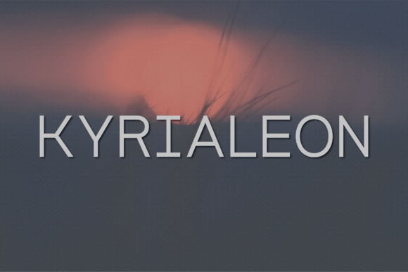 Kyrialeon: A Sans Serif Font for Modern Web Design