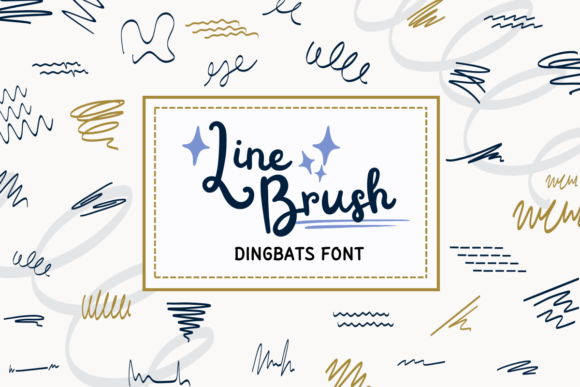 Line Brush: A Font That Speaks in Sketches