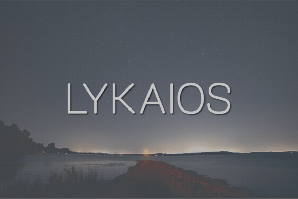 Lykaios: A Font for Campaigns That Speak with Style