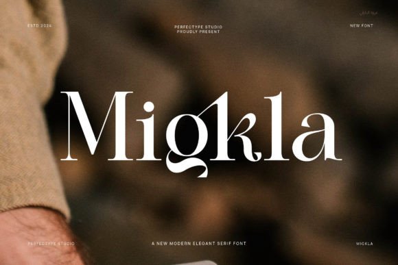 Migkla: A Serif Font That Elevates Every Craft Project