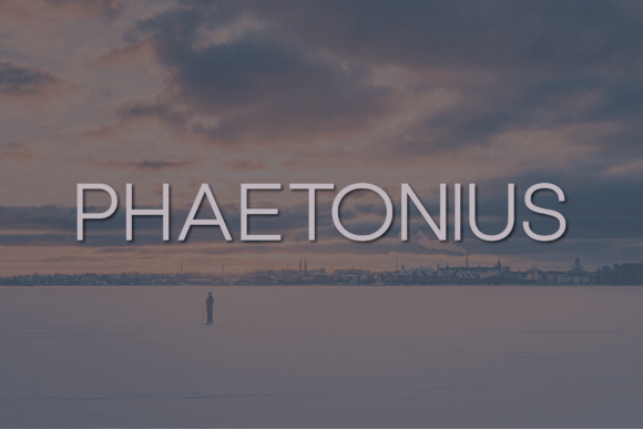 Phaetonius: A Font for Purpose and Precision