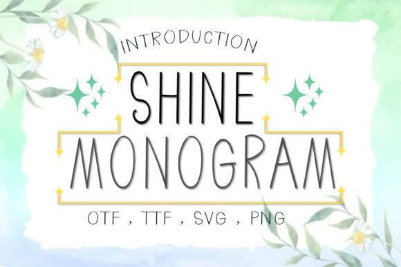 Shine Monogram: The Font That Elevates Your Brand