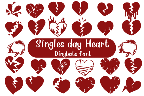 Singles Day Heart: A Font That Adds Personality to Your Brand