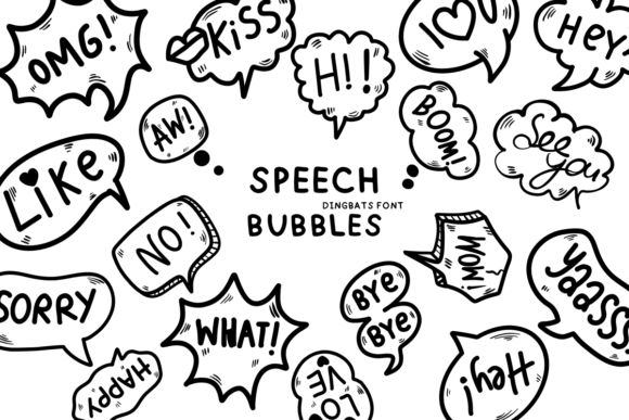 Speech Bubbles Font: A Game-Changer for Campaign Design