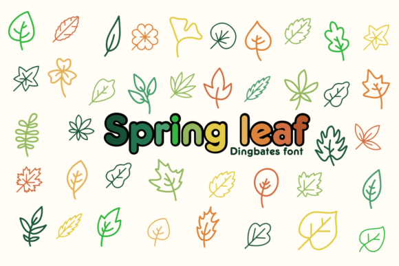 Spring Leaf: A Font for Creative Campaigns