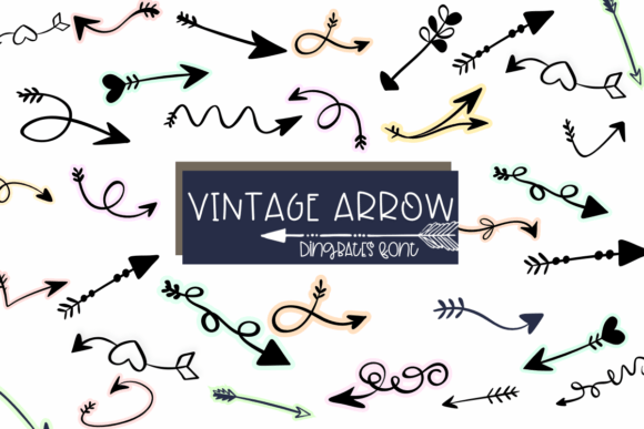 Vintage Arrow: A Font for Timeless Editorial Charm